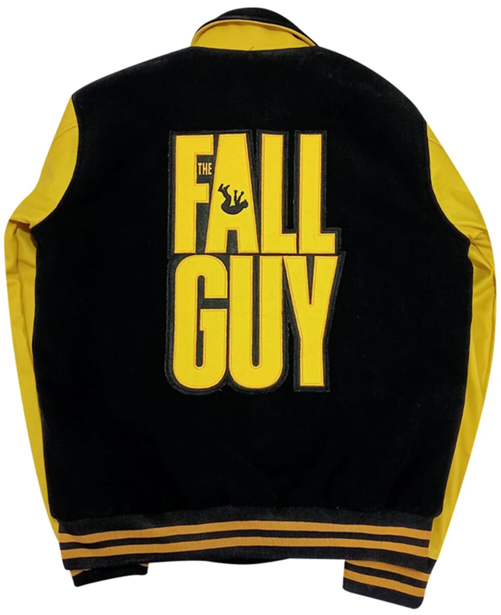 3 Ryan Stunt Fall Guy Cosplay Varsity Jacket